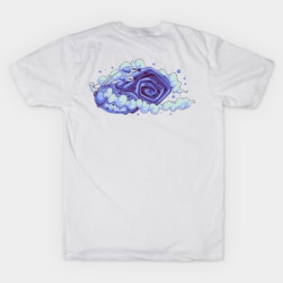 Snail Playing Spray T-Shirt